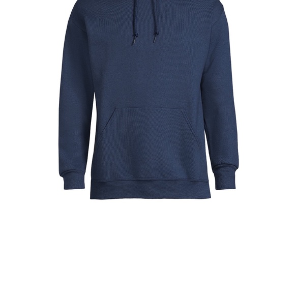 Men’s NWT Athletic Works Fleece Pullover Hoodie Size 2XL Navy Blue - Picture 4 of 5